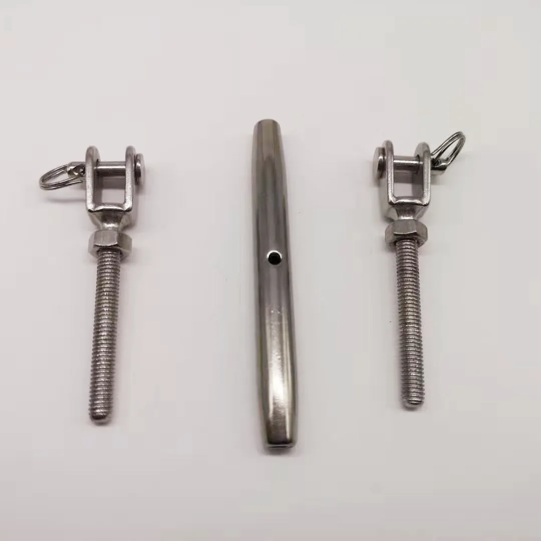 1pcs M10 Jaw Jaw Closed Body Turnbuckle 304 STAINLESS STEEL Rigging Screw