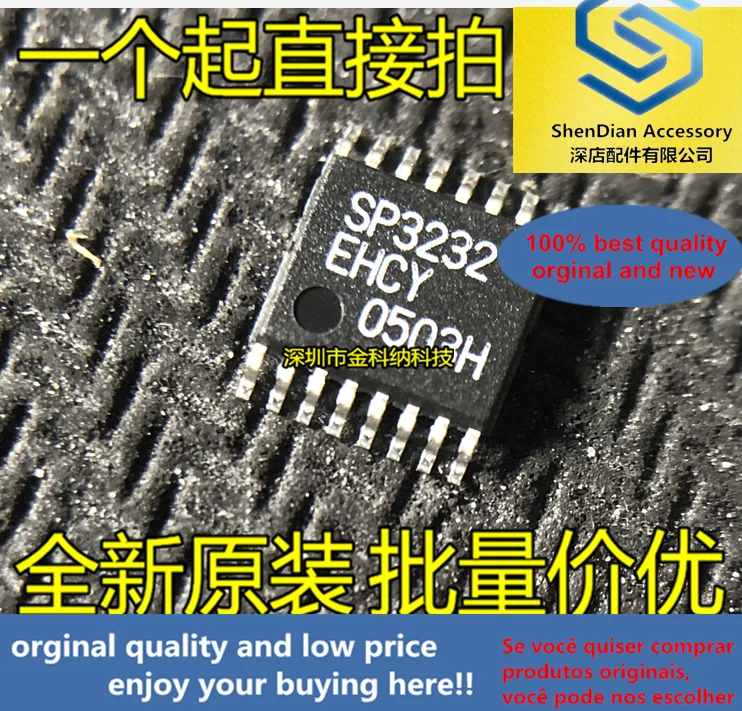 

10pcs only orginal new SP3232EHCY 3232EHC chip IC TSSOP16