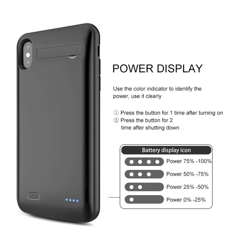 Xilecaly Ultra Thin Battery Charger Case For iPhone 7 8 Plus SE 2 Charge Case For iPhone 11 12 Pro Max Xs Max Power Bank Charger