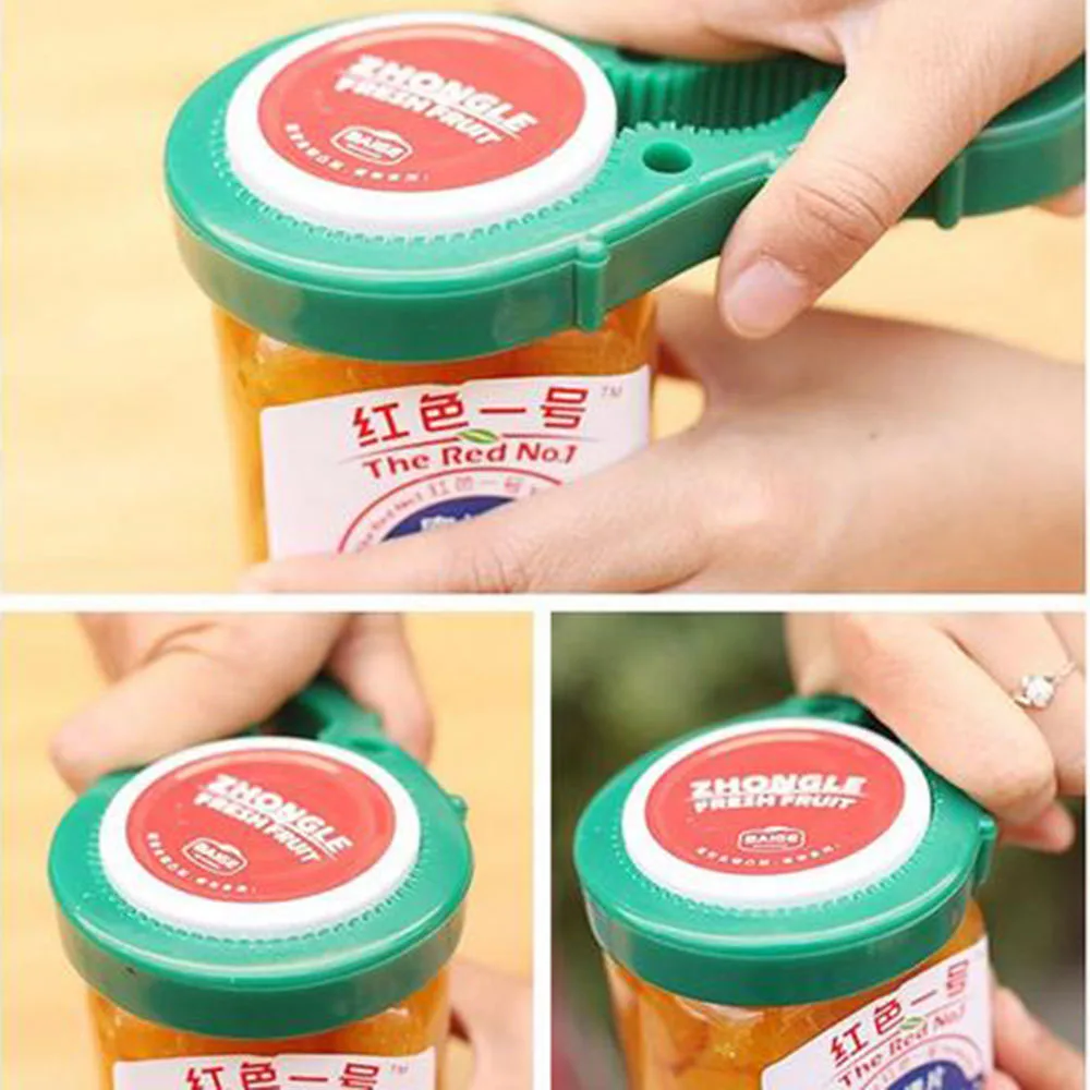 1 Pcs Portable Opener Multi Purpose Jar Lids Bottle Cap Grip Rubber Opener Tool Pop Bottle Jar Home Kitchen Gadgets