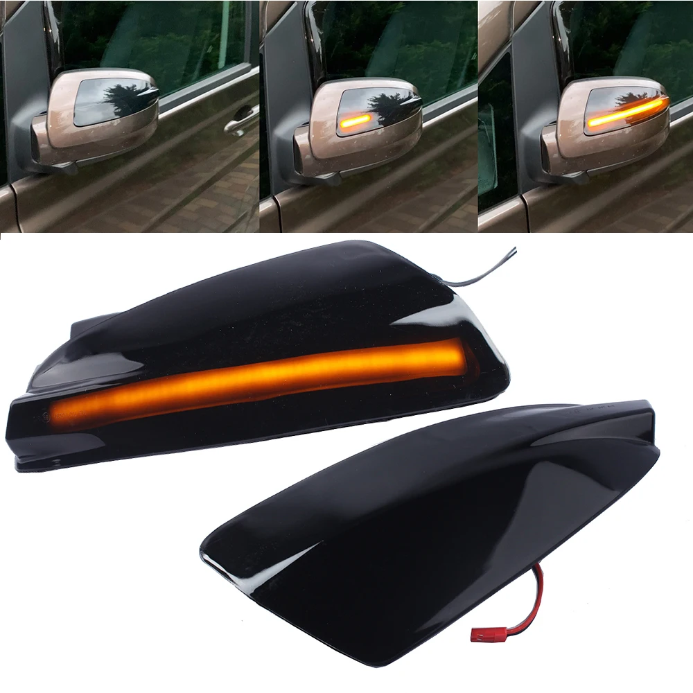 

Smoked LED Side Mirror Turn Signal Light for Benz W204 W164 ML300 ML500 ML550 ML320 Door Wing Rearview Rear View Mirror Lamp