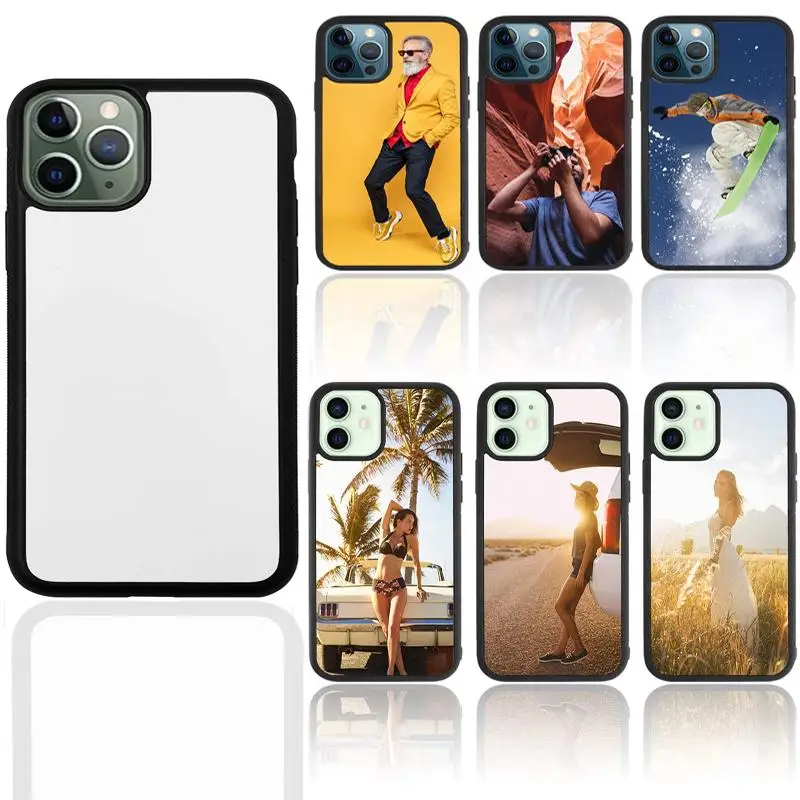 5 pieces  Sublimation Blanks TPU+PC Phone Case Covers for iPhone 16 16 pro 16 promax 15/15 pro/15 pro max iphone 14 13 12 11