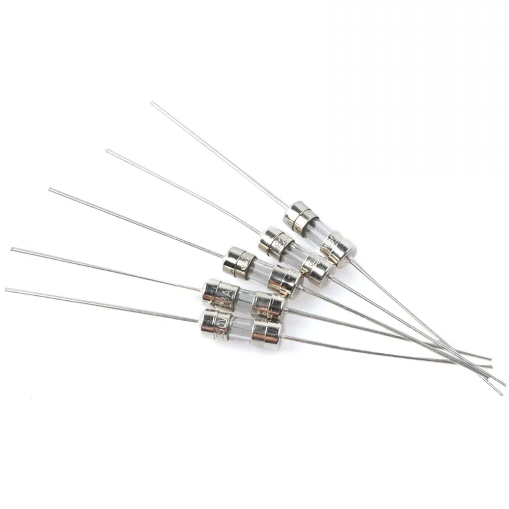 200pcs/lot 3.6*10 Slow blow Glass Tube Fuse With pin 3.6x10mm 0.5A 1A 1.5A 2A 3A 3.15A 4A 5A 6.3A 8A 10A AMP 250V