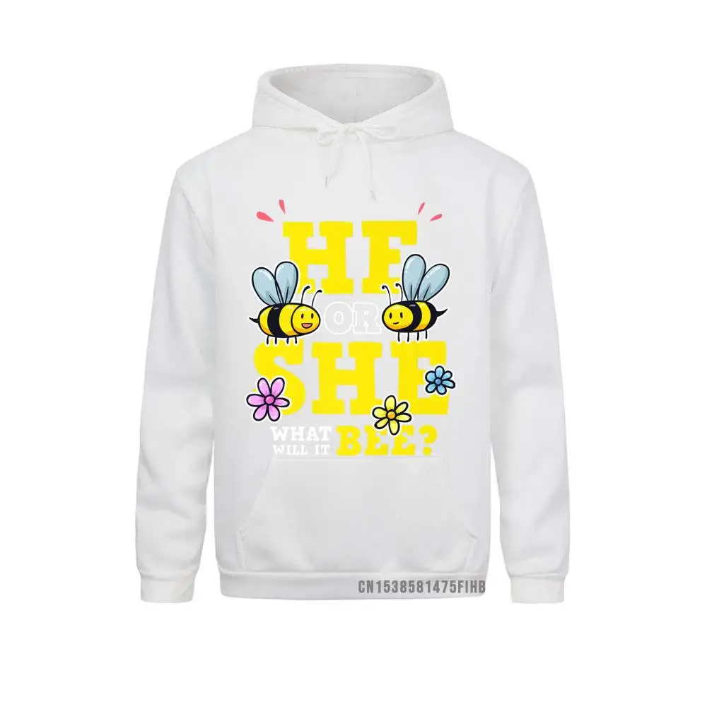 He Or She What Will It Bee Hoodie Gender Reveal Party Gifts Normcore Hoodies Winter Mens Sweatshirts Sportswears Brand New