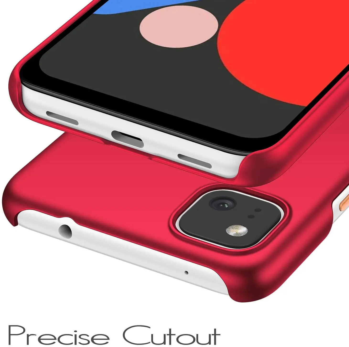For Google Pixel 4A PC Cases Super Luxury Matte Plain Black Phone Cover For Google Pixel 4A Hard Slim Plastic Shockproof PC Case