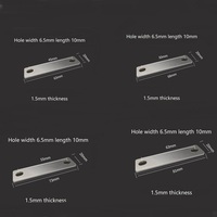 LiFePO4 Lithium Battery Bus Bar 45/50/55/63mm Hole Distance Screw 6 Pole Connector For CATL CALB EVE Lishen Battery Cell