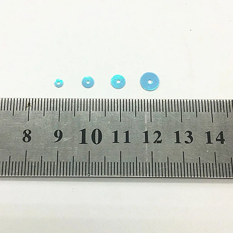 3mm 4mm 5mm 6mm Flat Round PVC Loose Sequins Paillette Sewing Craft for Wedding Decoration Garment Dress Shoe Caps DIY Accessory