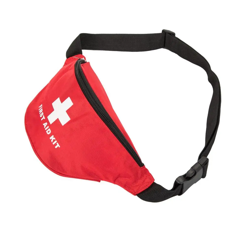 First Aid Fanny Pack First Aid Bag Small Travel Rescue Bag Empty Pouch First Responder Storage Compact Survival Medicine Bag