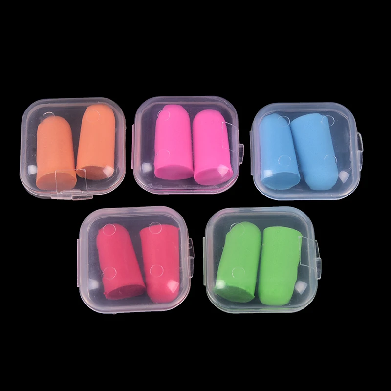 1 pair Soft Foam Ear Plugs Sound Insulation Ear Protection Earplugs Anti Noise Snoring Sleeping Plugs for Travel Noise Reduction