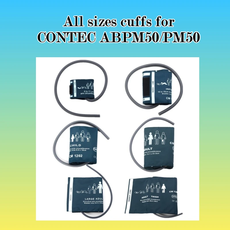 All sizes cuffs for CONTEC bland 24 hours ambulatory blood pressure monitor BP ABPM50/PM50