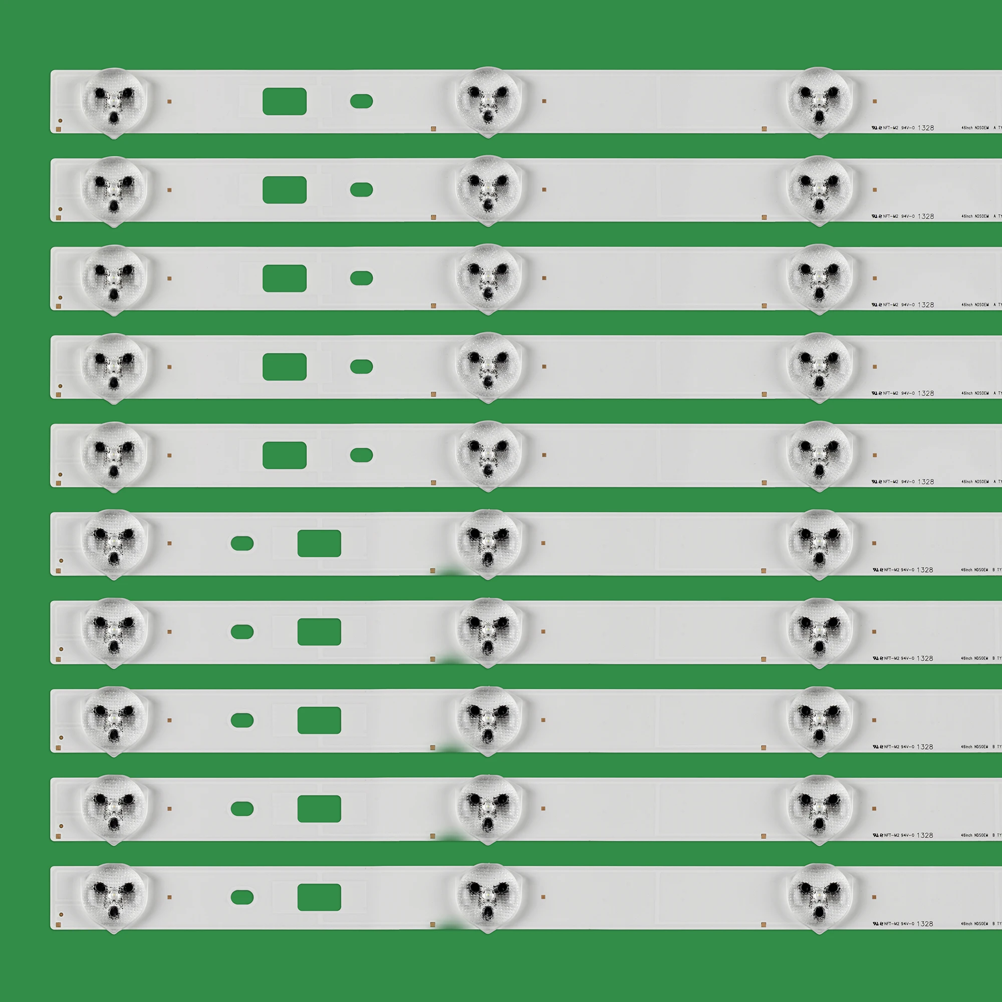 (Nuovo Kit )10 pezzi (5 * A 5 * B) 6 LED 448mm barra di retroilluminazione A LED per LG innotek 46 pollici NDSOEM A B tipo REV0.1 KLV-46R452A KDL-46R485A