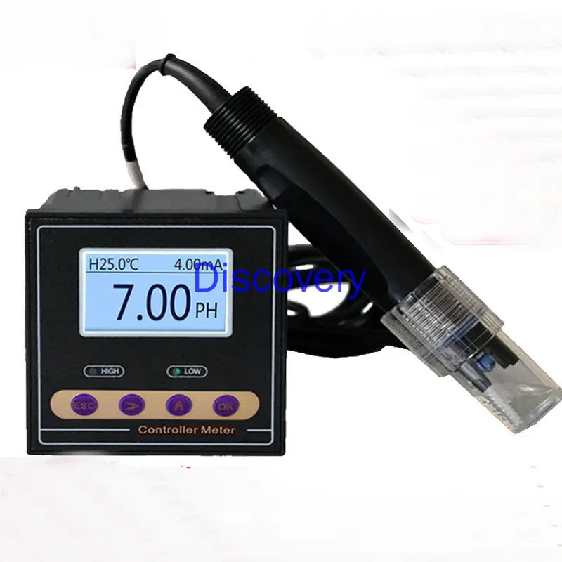 Industrial Online PH Meter Value Controller Test Meter PH Meter Sensor Electrode ORP PH PH Meter Probe