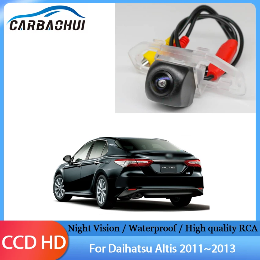 

Car Rear View Reverse Backup Camera CCD Full HD Night Vision Waterproof High quality RCA For Daihatsu Altis 2011 2012 2013