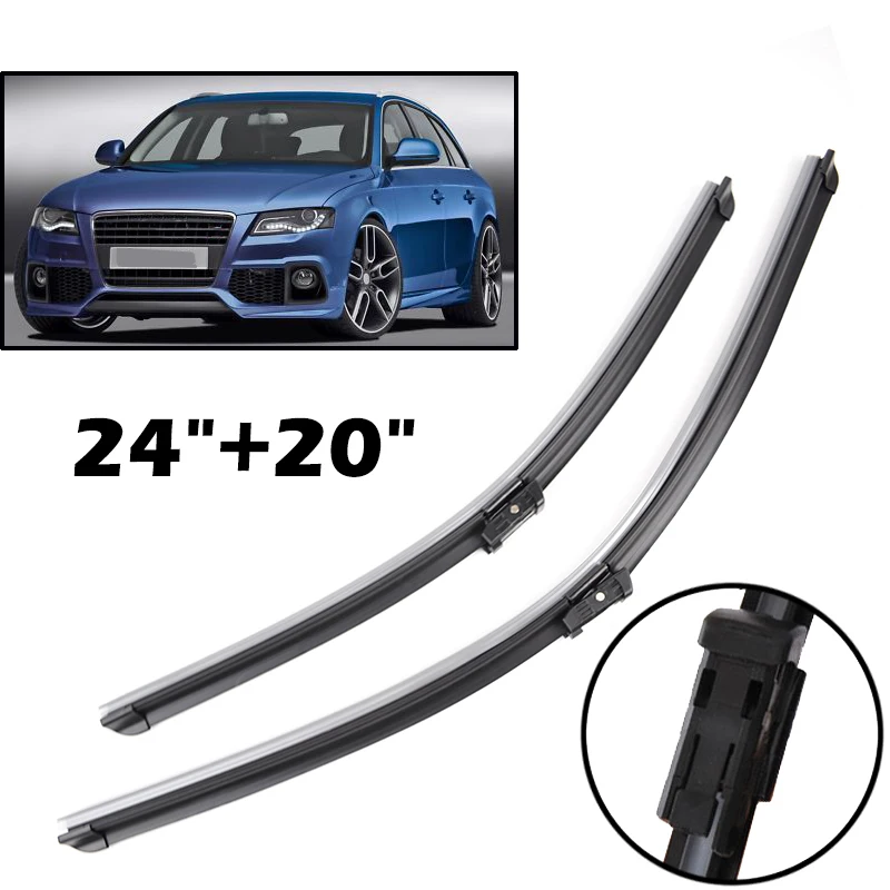 Misima Windshield Windscreen Wiper Blades For Audi A4 B8 A4 Allroad 2008 2009 2010 2011 12 13 14 15 16 Front Window Wiper Blade