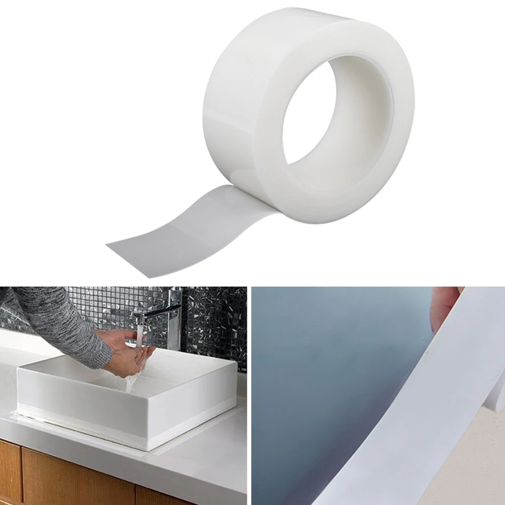 Nastro adesivo sigillante antimuffa cucina bagno doccia lavandino cucitura adesivi bianchi adesivo murale Nano impermeabile nastro adesivo