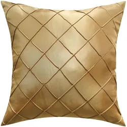 Satin Gold silver luxury  pillowcase  pillow cushion sofa cushions Car Cushion  white