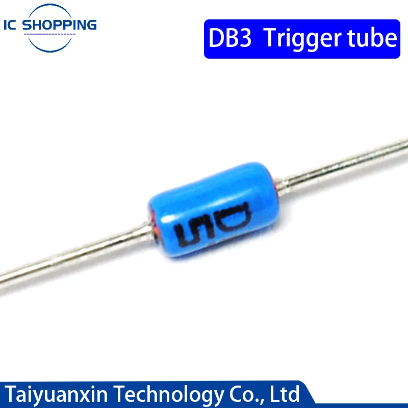 100PCS/LOT DB3 Bidirectional Trigger Diode DB-3 Trigger Tube Package DO-35