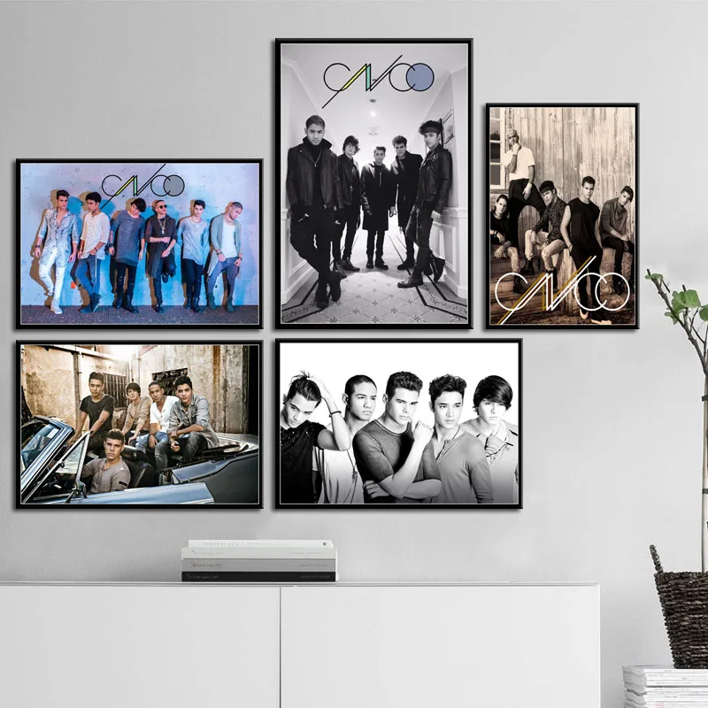 CNCO Music Group Singer Star Art Canvas Painting Poster Wall Home Decor