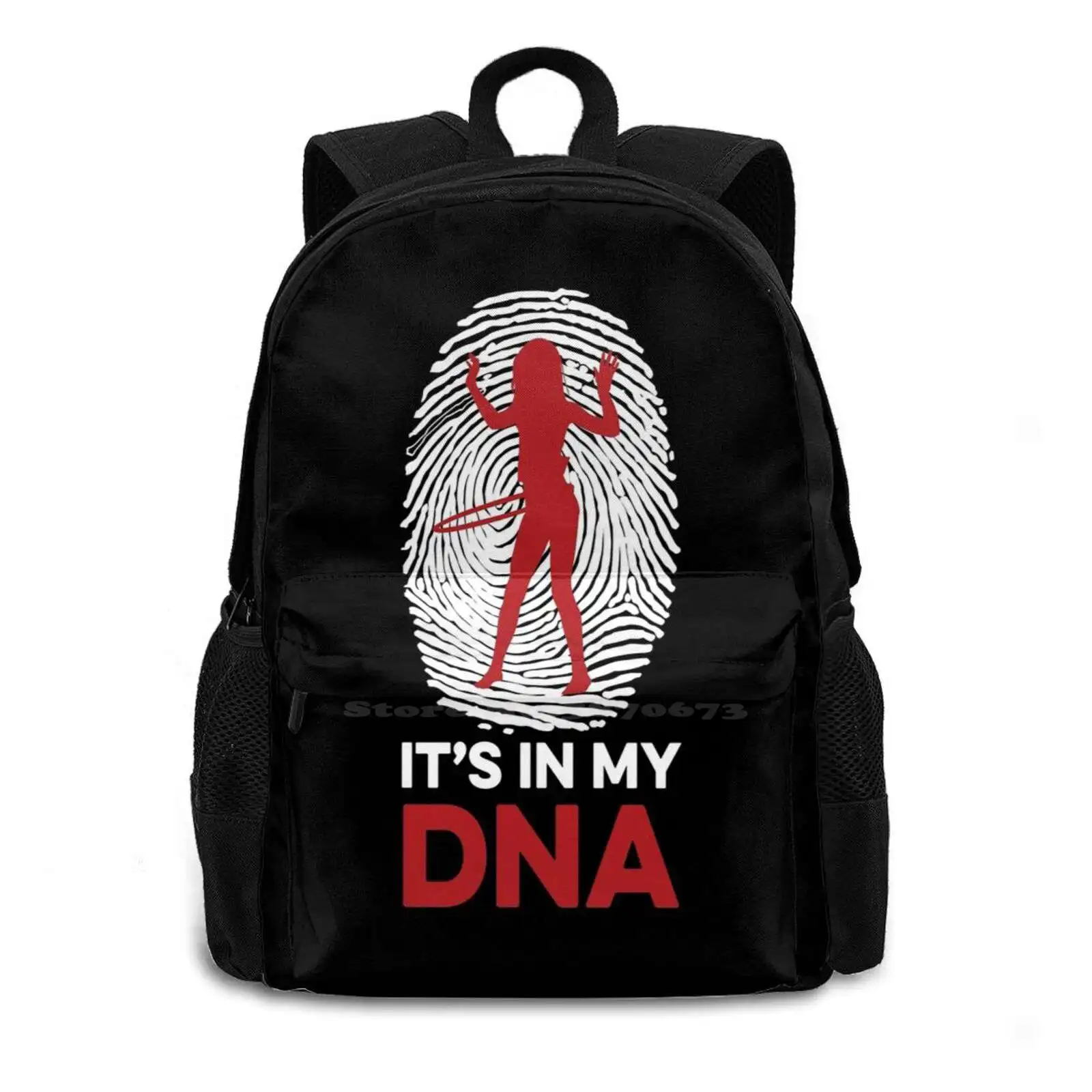 Ing Is In My Dna Backpack For Student School Laptop Travel Bag Ing Hoop Hooping Er Ers