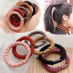 7 Style Girls Nylon fasce elastiche per capelli alte supporto per coda di cavallo per bambini elastici per capelli cravatte per capelli gomma per accessori per capelli per bambini