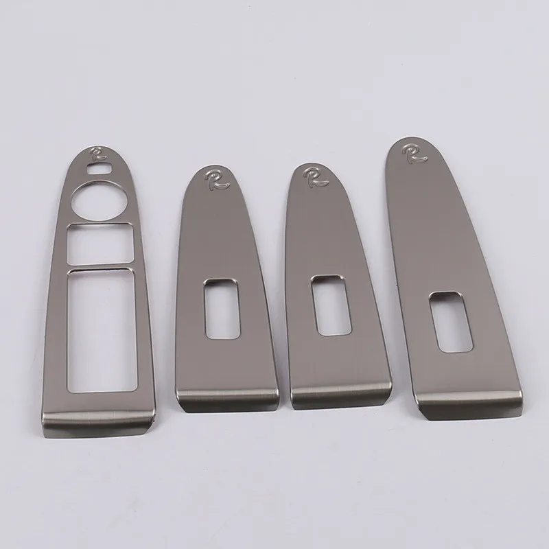 4 PCS Stainless Steel Car Inner Door Window Switch Panel Cover Trim Decoration Accessories For Kia Sportage R 2010-2014 2015