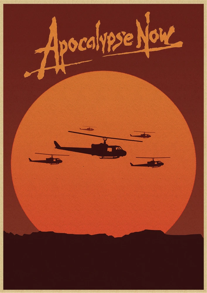 Apocalypse Now Posters Movie Retro Poster Decorative Painting Art Wall Stickers Home Decor