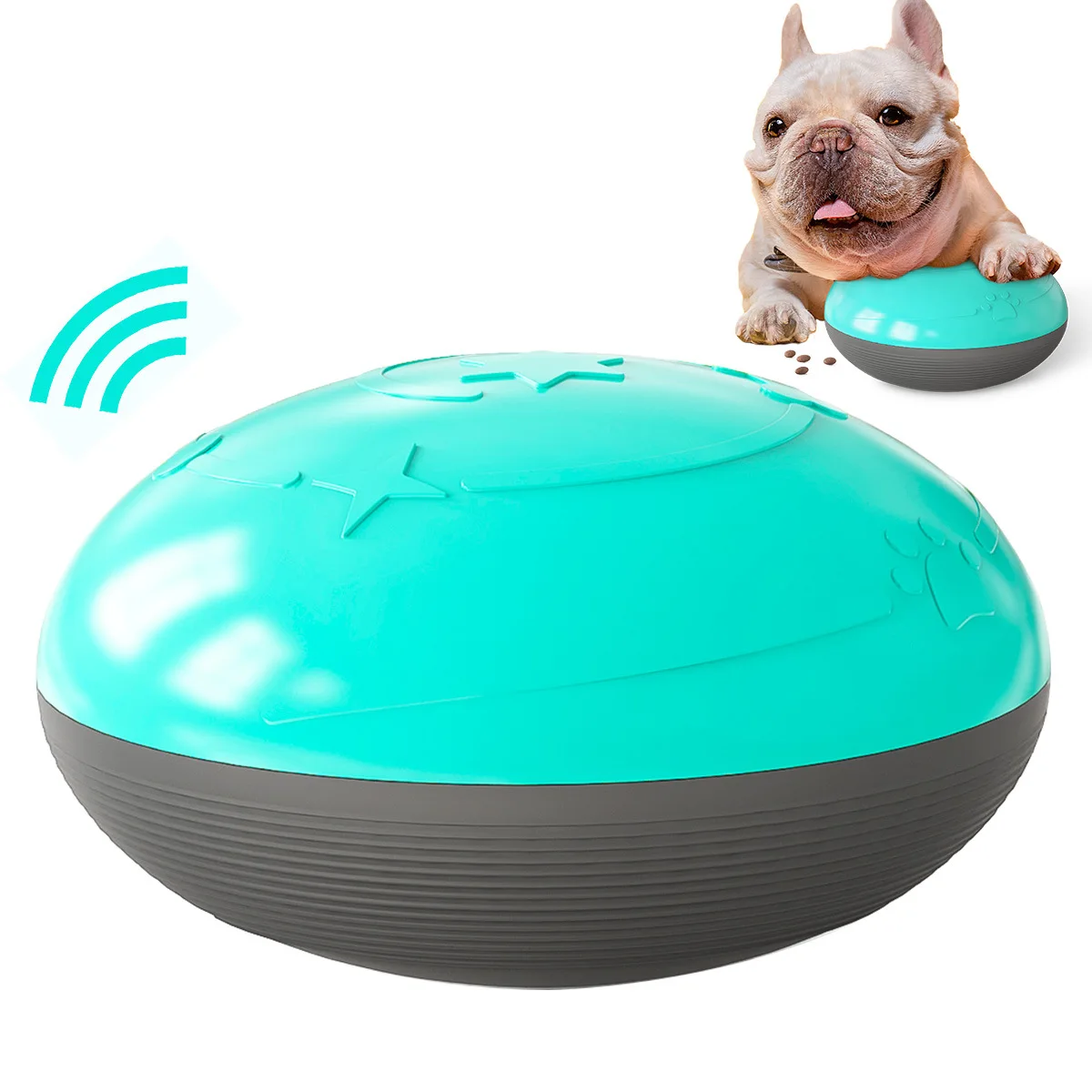 

Jaw Exerciser Chewing Squeaky Ball Smart Pet Multifunction Biting Toys Interactive Intelligent Toys for Dogs Slow Feeding