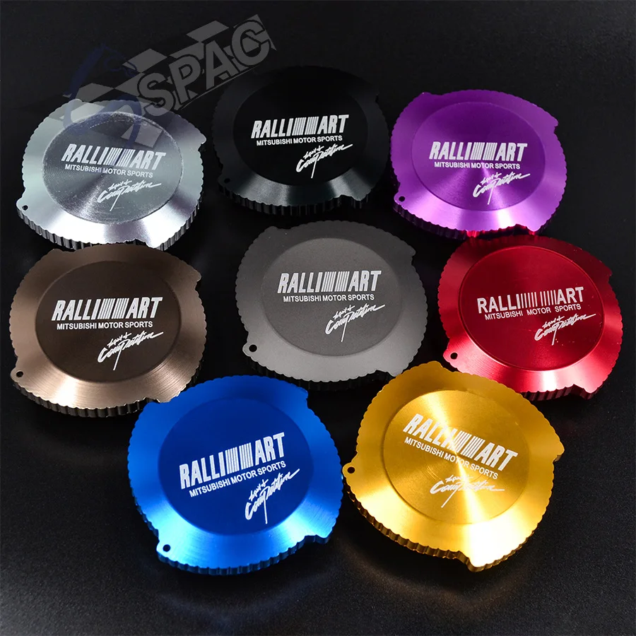 Ralliart Aluminum Engine Oil Tank Cap Oil Filler Cap For Mitsubishi PC-OC07