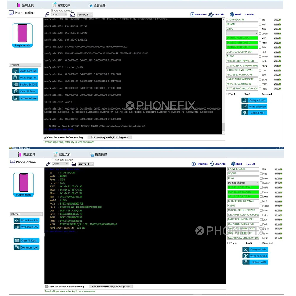 Herramienta Magico Diag DFU, desbloqueo WIFI para iPhone 6 7 7P 8 y iPad, reemplazo de controlador duro, lectura SN, escritura sin eliminación NAND
