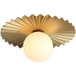 Glass Ball Ceiling Lights Aisle Porch Corridor Balcony Entrance Hallway Cloakroom Light Postmodern Simple Golden Indoor Lighting