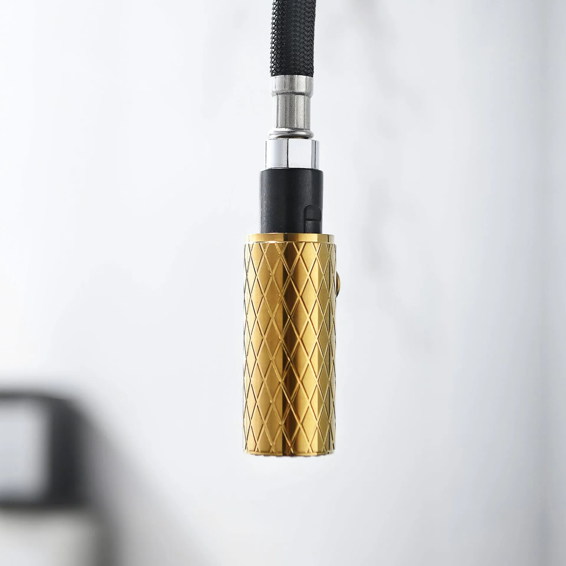 Messing küche wasserhahn mit Dual modus spray schwarz top qualität ziehen küche hahn kalte heiße wasser mixer wasserhahn
