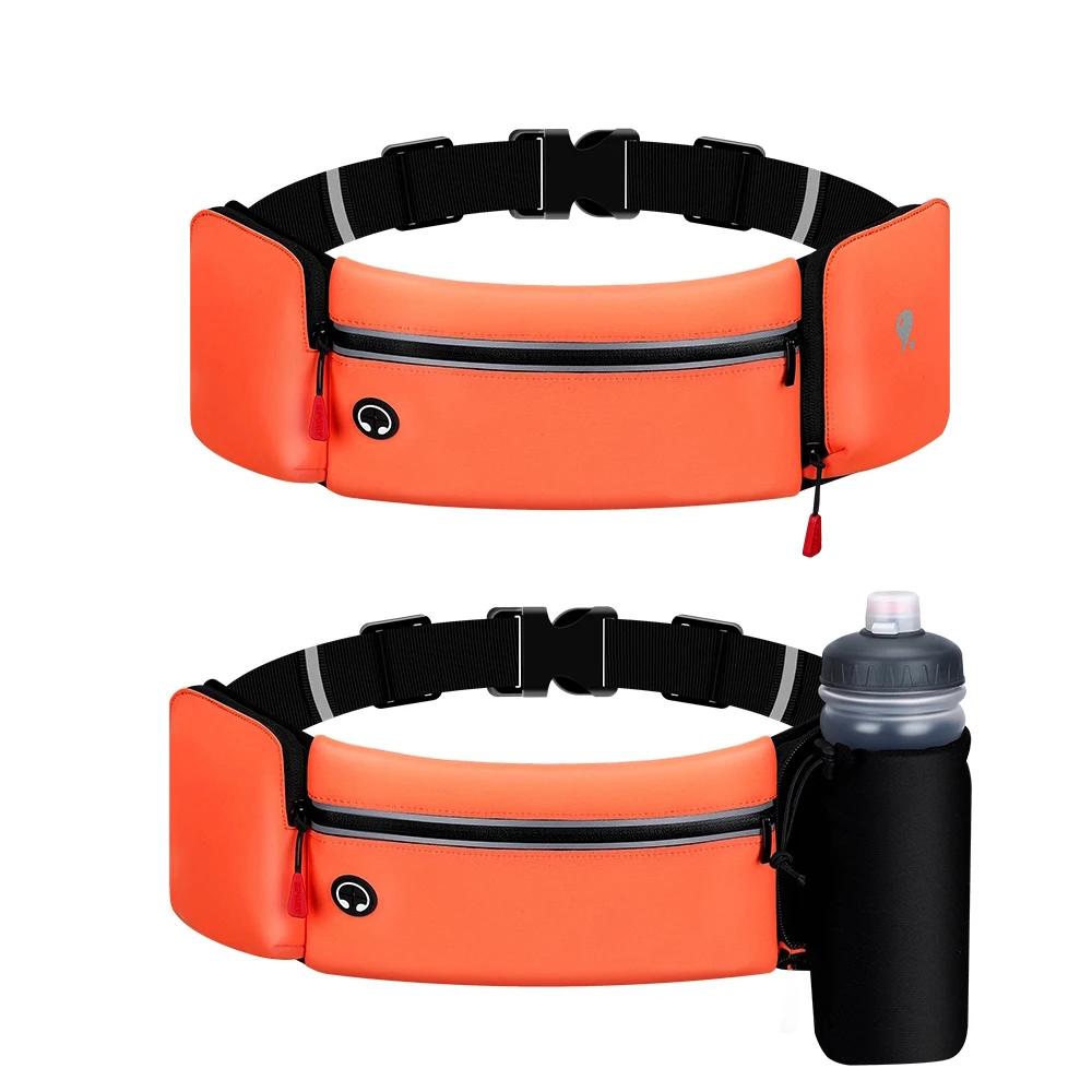 Hydration Running Belt Waist Bag Adjustable Elastic Band Pack Bottle Bag Outdoor Phone Case for Samsung Galaxy S20 Ultra Plus