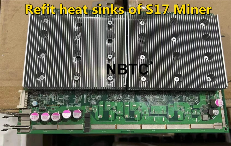 Refit heat sinks heatsink of Antminer S17 series miners BM1397 radiators BM1397AG/AD/AH/AI NBTC