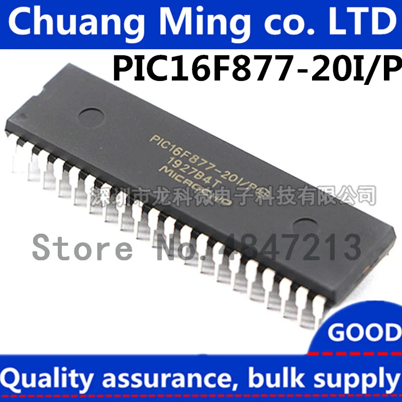 

Free Shipping 10pcs/lots PIC16F877-20I/P PIC16F877-20/P PIC16F877-04/P PIC16F877 DIP-40 IC In stock!