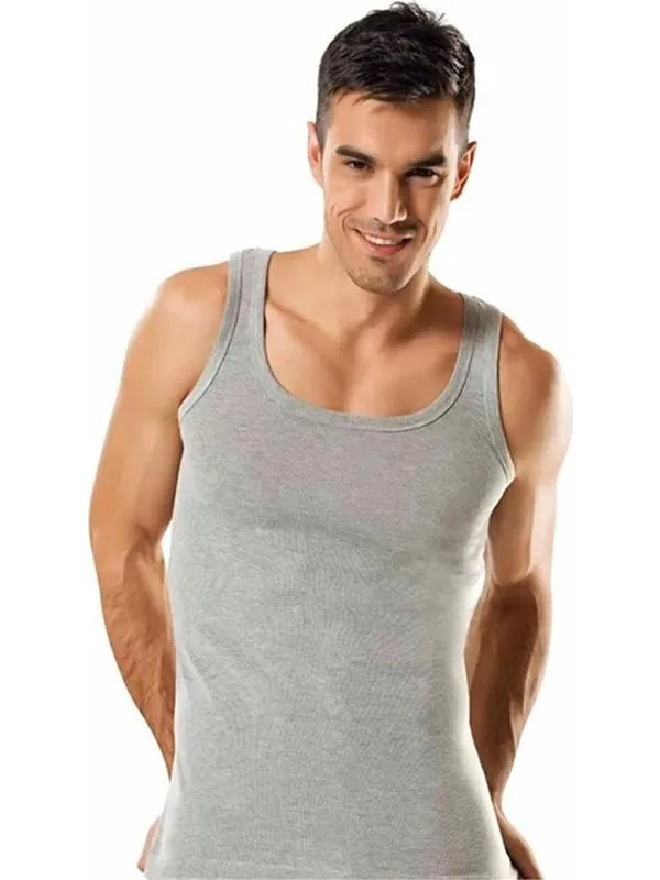 Camisetas clásicas de algodón para hombre, paquete de 2, 4, 6, diseño bonito y cómodo, diferentes tamaños, 100% algodón, gris