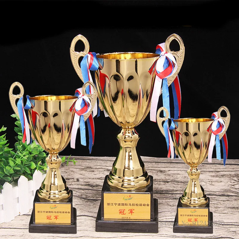 Customizable Trofeo Champions Trophy for Contest, Business Metal Coverless Trophies Award, Football Trophies Medal Souvenir Cup