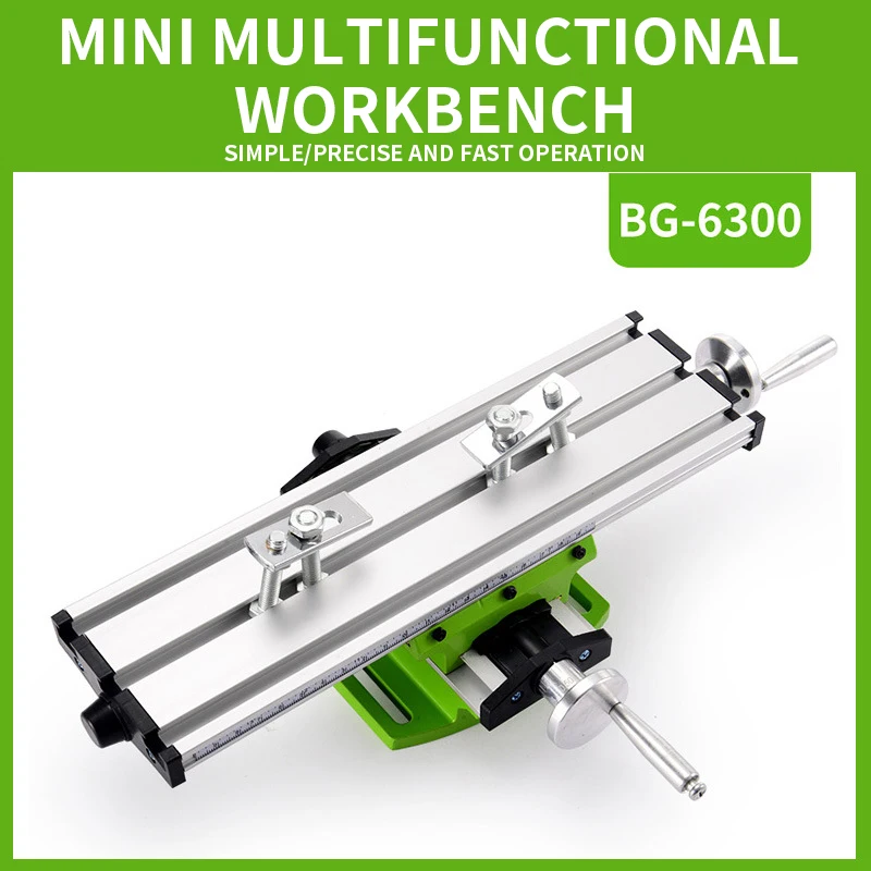 BG-6300 Precision Cross Multifunctional Worktable, High precision bench drill, Electric Drill Bracket, XY Axis