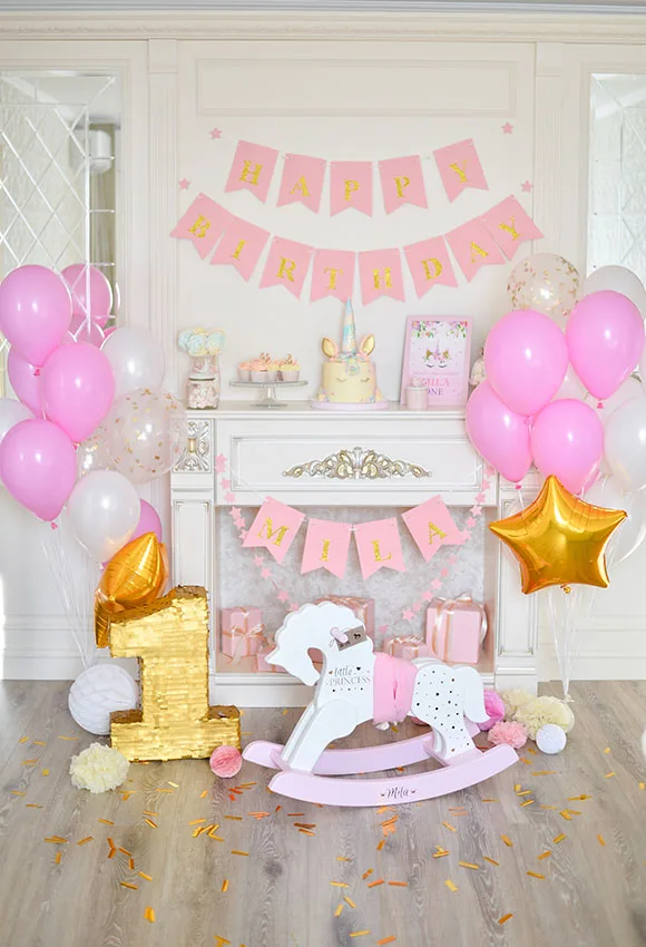 

Pink princess photo backgrounds photography fabric girl's birthday photo backdrops for photographer studio backdrops lv-1253