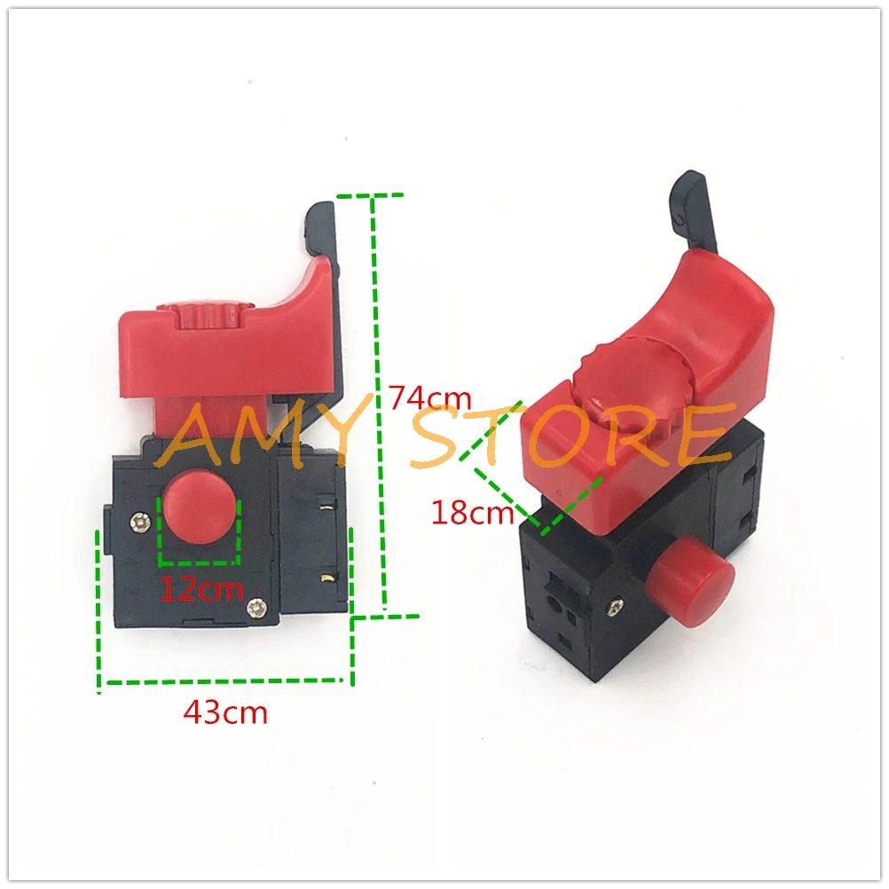 AC 250 V/4A 6A Lock ON Velocità Regolabile di Controllo CW/CCW Interruttore Per Trapano A Mano Elettrico di Alimentazione strumento di Trigger Interruttori