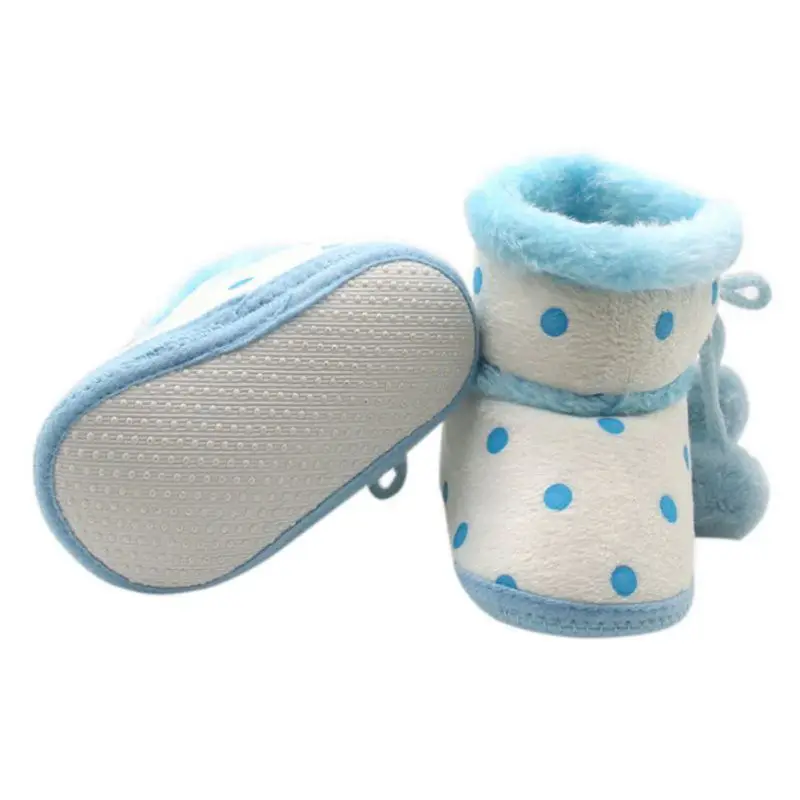 Bota de inverno para bebês de alta qualidade, antiderrapante, sapatinho de baixo macio, mocassim para bebês, quentes ou femininos