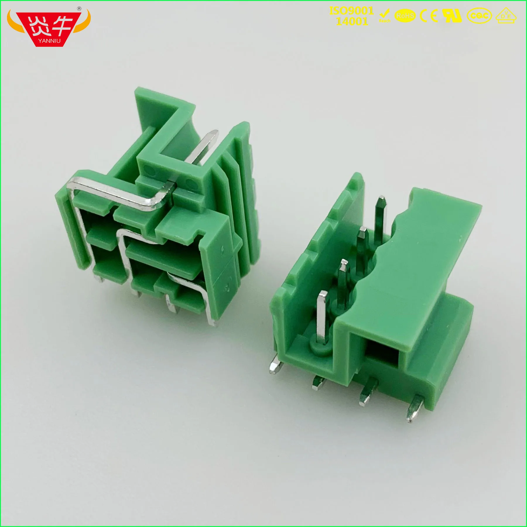 50Pcs KF2EDGLF  KF2EDGRF  5.0  PLUG-IN TEMINAL BLOCK 5.0mm 2PIN 3PIN 4PIN MSTBO 2,5 G1L  Electronic Module Housing Box
