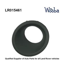 Fog Light Bezel Auto Fog Lamp Cover for Land Range Rover Discovery 4 2010- Black Car Fog Lamp Bezel Whole LR015461+LR015462