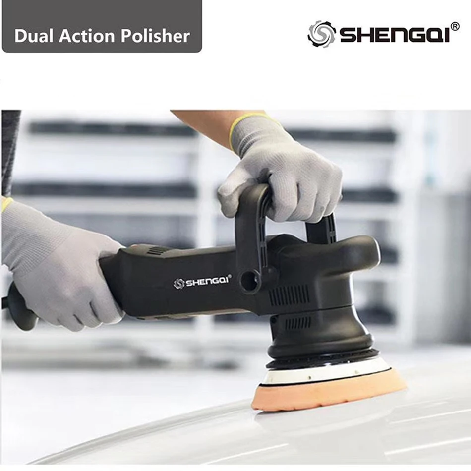 1200W Car Polishing Machine Variable Speed Polisher DA 6inch 21mm Orbit Dual Action Auto Polishers Sander Buffing Waxing Machine