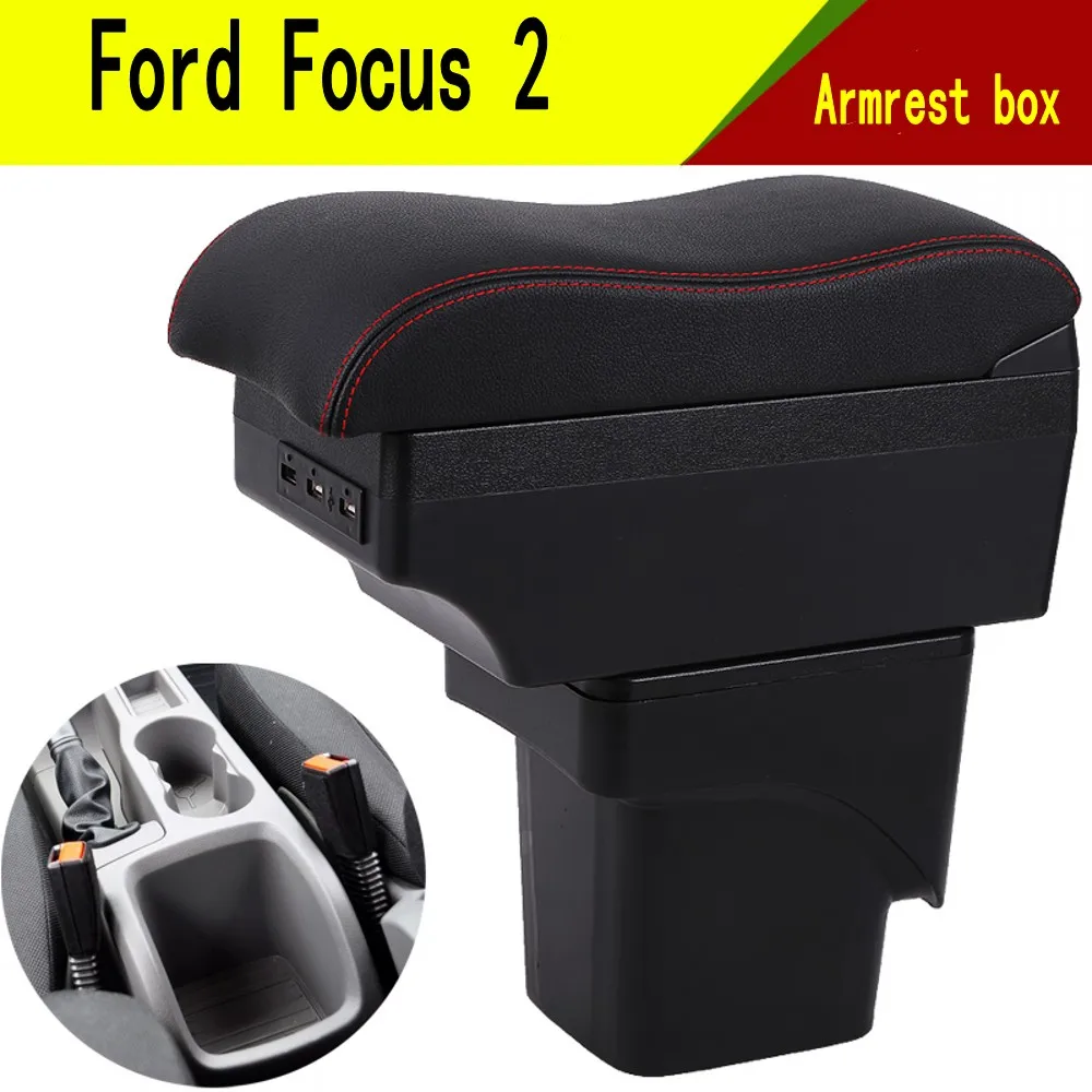 

Armrest box Ford Focus MK2 2 central content store case console storage elbow support rest arm