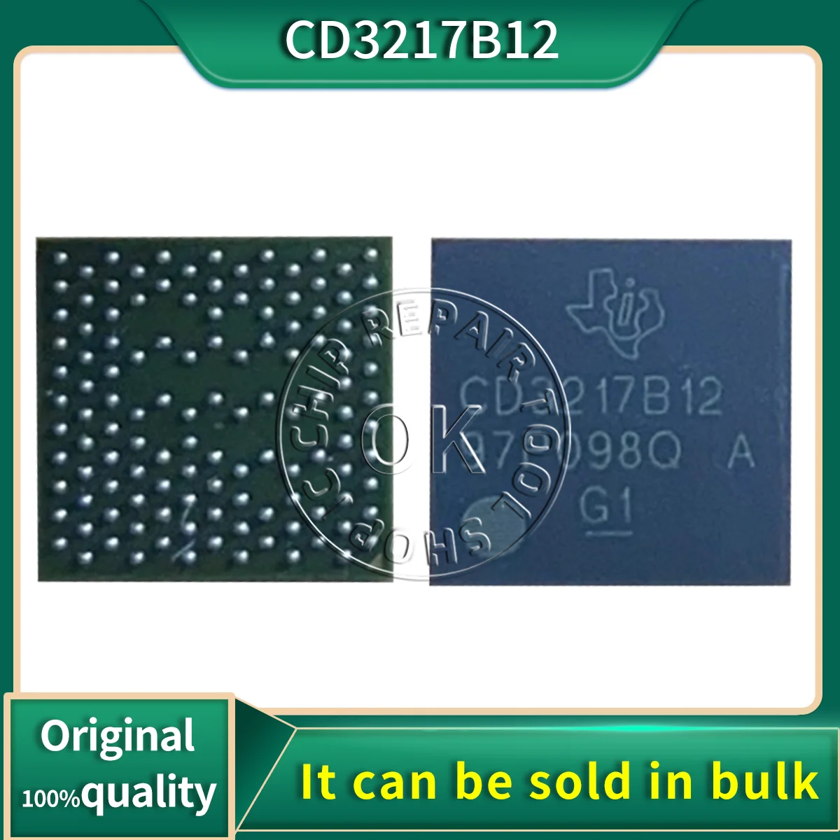 

1-5pcs/lot original New CD3217B12ACER CD3217B12 CD3217 BGA IC chipset for Repair BGA 3217 3217B12 for iPad MacBook