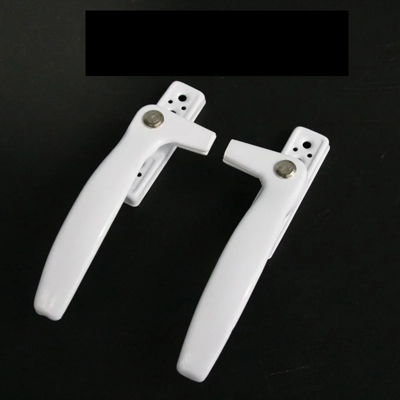 2pcs Old Style Casement Windows Plastic Steel 7-Shape Inside And Outside Window Handle