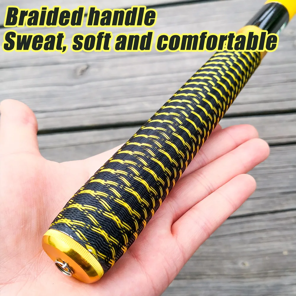 NEW Ultralight Super Hard 3.6/4.5/5.4/6.3/7.2 Meters Stream Hand Pole Carbon Fiber Casting Telescopic Fishing Rods Fish Tackle