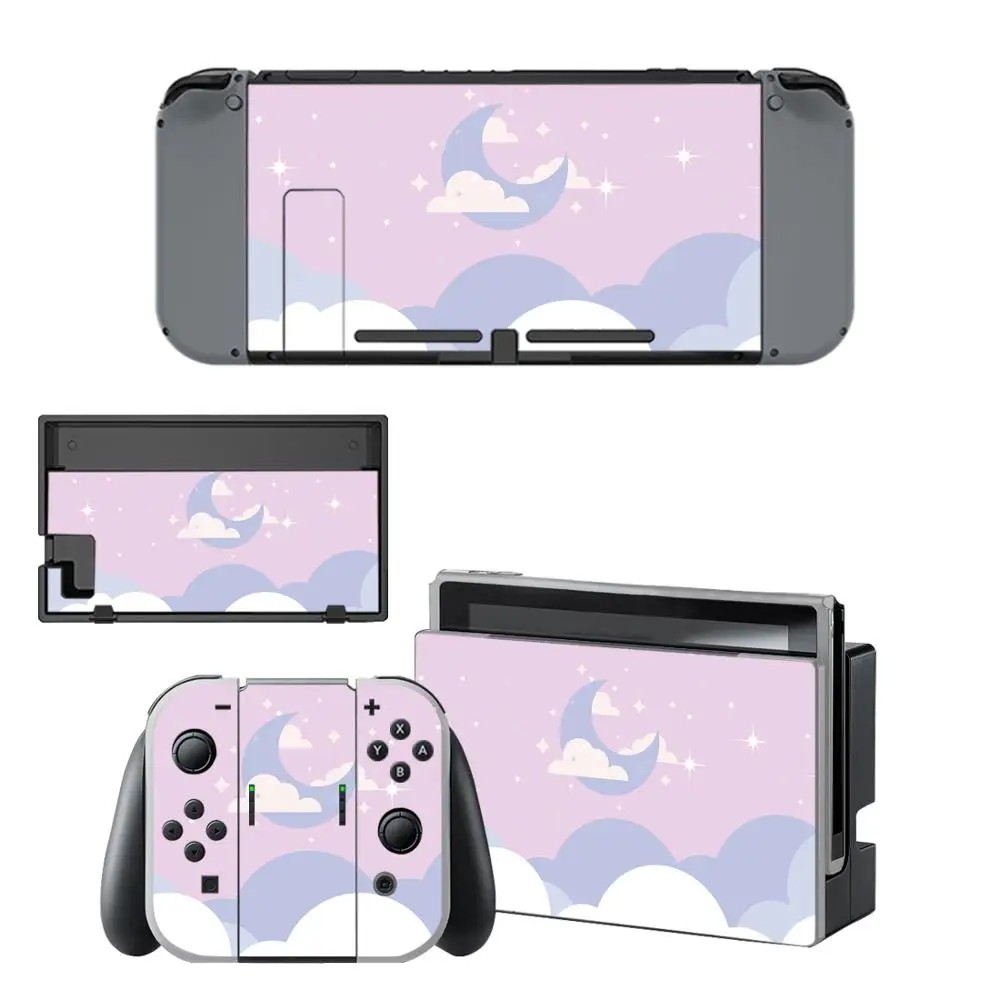 Sterrenhemel Cloud Skin Sticker Sticker Voor Nintendo Switch Console En Controller Voor Ns Vreugde-Con Schakelaar Skin Sticker vinyl