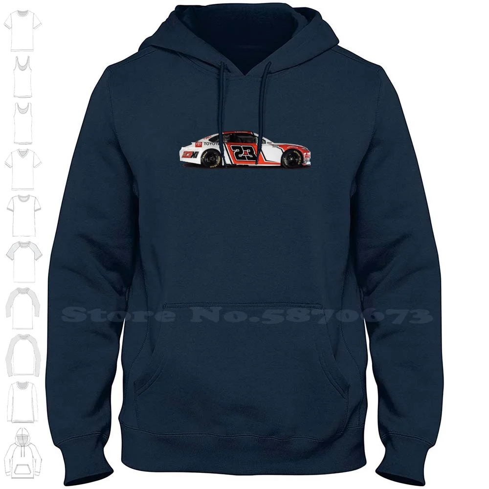 23Xi Car 100% Cotton Hoodie T-Shirt 23Xi Racing Bubba Wallace Denny Hamlin Michael Mj