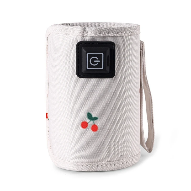 Chauffe-biberon Portable USB pour bébé, sac de voyage, chauffe-lait pour nourrissons, Thermostat, couvercle chauffant pour aliments